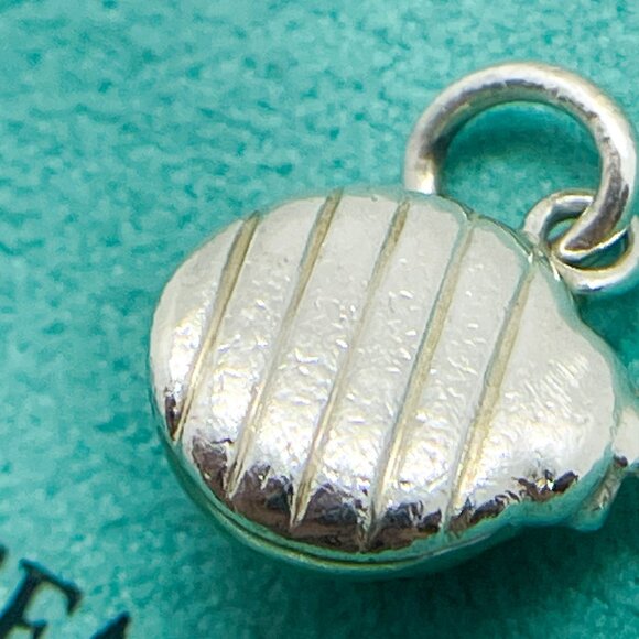 HALLMARK FADED - Tiffany & Co Blue Enamel Ladybug Charm Sterling Silver - Picture 2 of 14